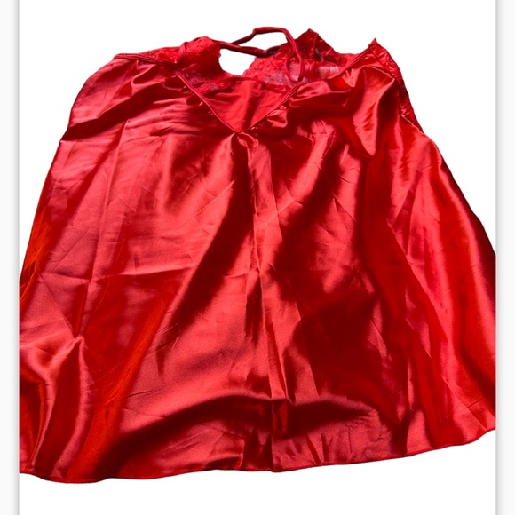 COPY - Sexy silk like Valentine’s Day lingerie set 2 piece XXL top and thong - Picture 2 of 6